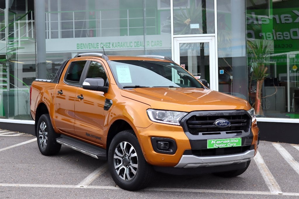 FORD RANGER 2.0Bi-TURBO 213CV WILDTRACK HARDTOP FULL TVAC, Automaat, Dealer onderhouden, 157 kW, Leder