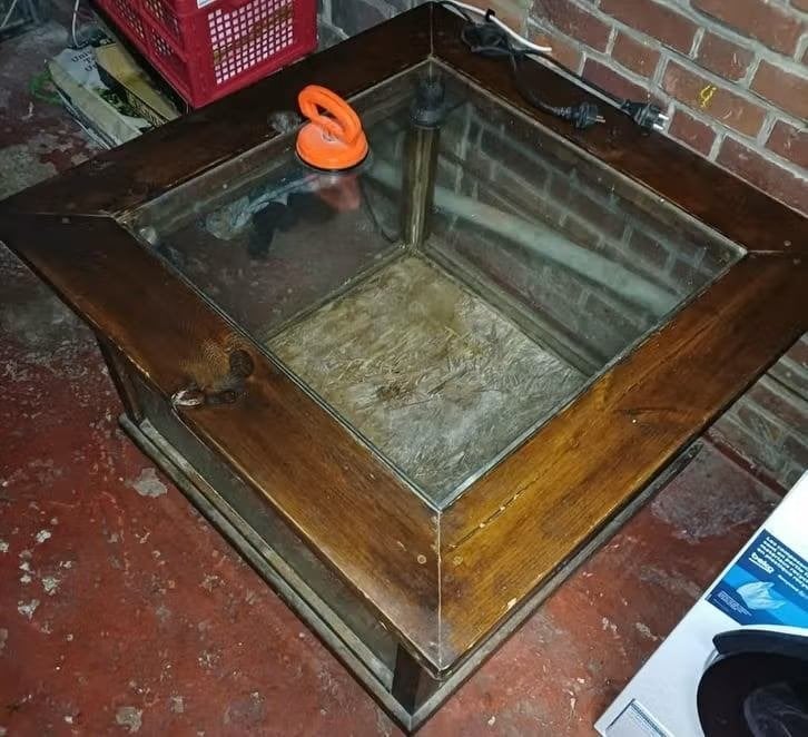 terrariums table, Dieren en Toebehoren, Reptielen en Amfibieën | Toebehoren, Ophalen, Gebruikt, Verlichting