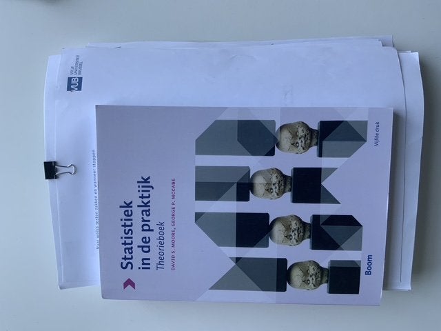 Les statistiques en pratique - livre de théorie, Enlèvement, Comme neuf, Moore & McCabe