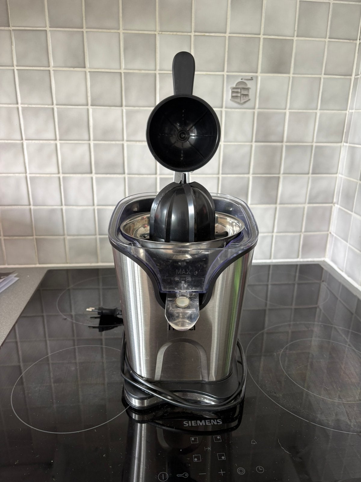 Citruspers elektrisch, Elektronische apparatuur, Juicers, Ophalen, Zo goed als nieuw, Elektrisch, Citruspers