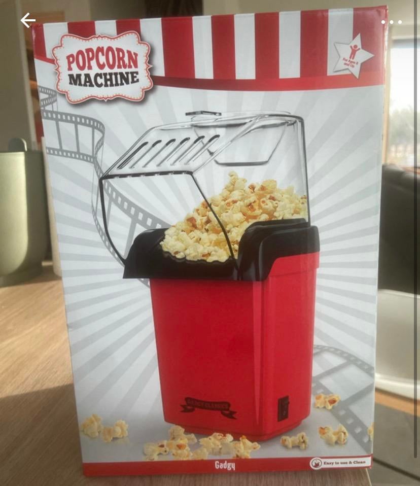 Popcornmachine Gadgy in nieuwstaat, Elektronische apparatuur, Ophalen of Verzenden, Zo goed als nieuw