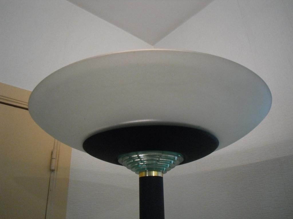 Pied allogène équipé en Led 10W, Huis en Inrichting, Lampen | Vloerlampen, Ophalen, Glas