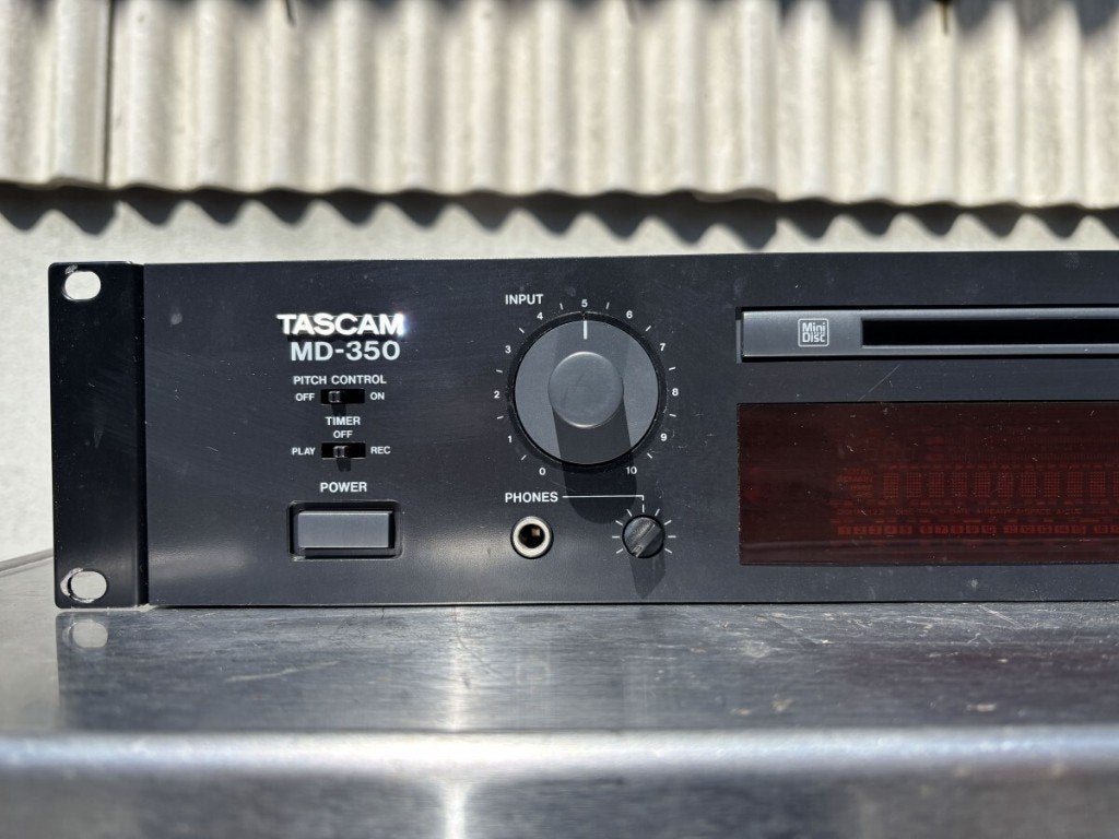 Tascam MD-350 Minidisc-Recorder, Audio, Tv en Foto, Ophalen of Verzenden, Gebruikt, Audio