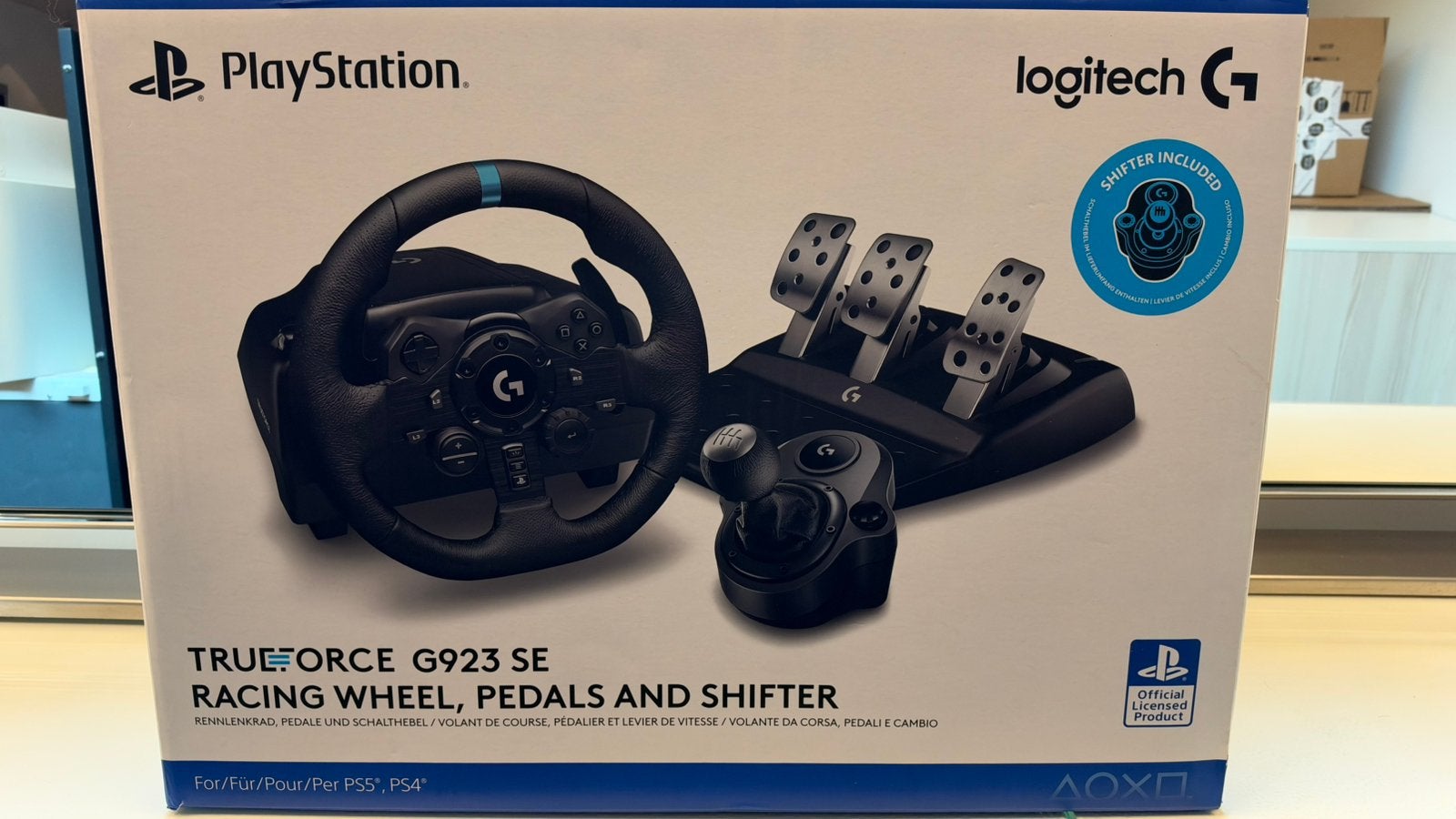PlayStation Wheel, Pedals & Shifter G923 SE, Enlèvement, Comme neuf