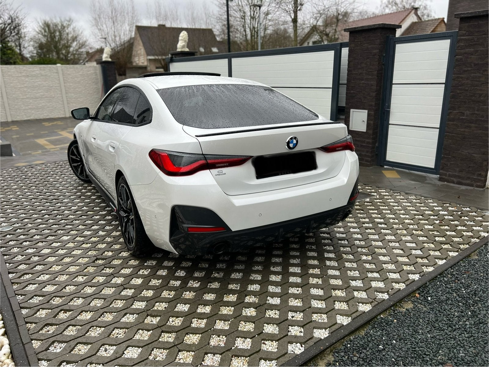Bmw Grand Coupe 420i M-Pack 1ste eigenaar, Dealer onderhouden, Wit, Leder, Berline