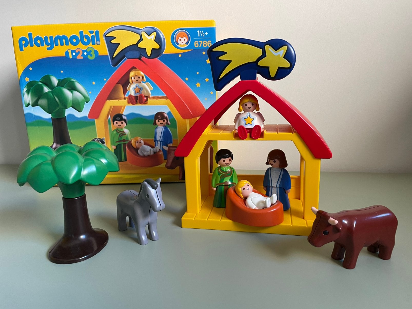 Playmobil 123 Set 6786: Kerststal, Enfants & Bébés, 1.2.3, Utilisé, Kit complet, Enlèvement