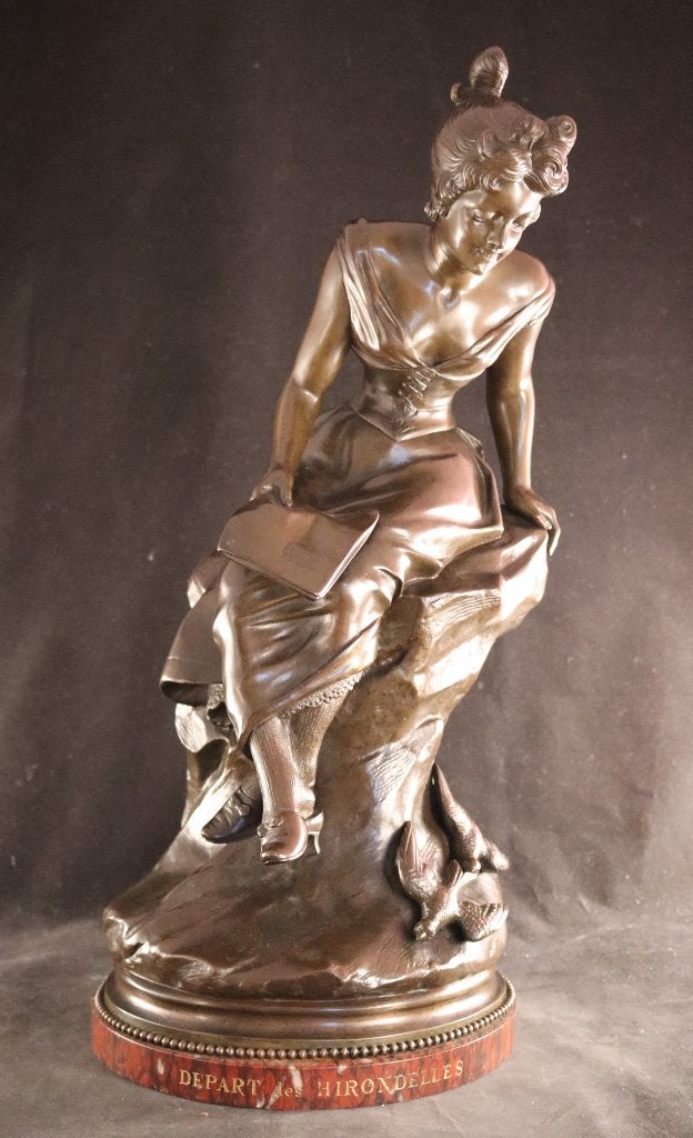 Grande sculpture ancienne en bronze, Antiquités & Art, Enlèvement ou Envoi, Statue