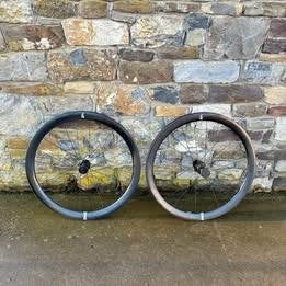 Enve Foundation 45 mm i9 Disc tubeless SRAM-wielset, Gebruikt, ENVE, Racefiets, Carbon
