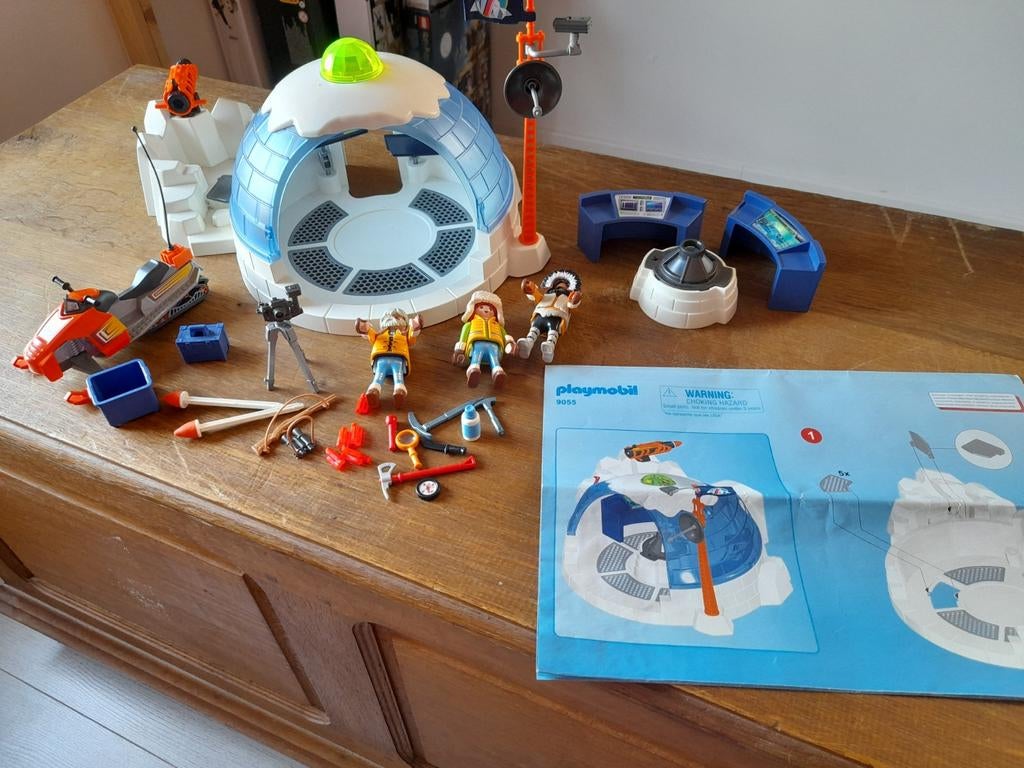 Igloo playmobil n9055, Ophalen, Zo goed als nieuw, Complete set
