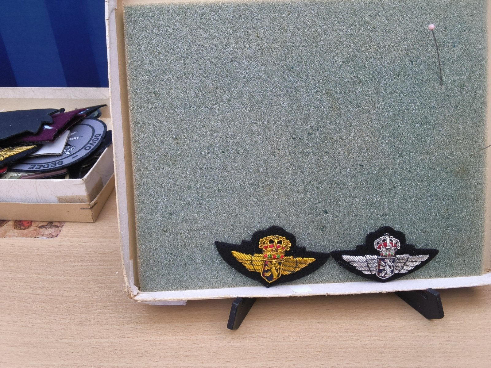 2 piloot brevetten onder officier en officier, Verzamelen, Militaria | Algemeen, Ophalen of Verzenden
