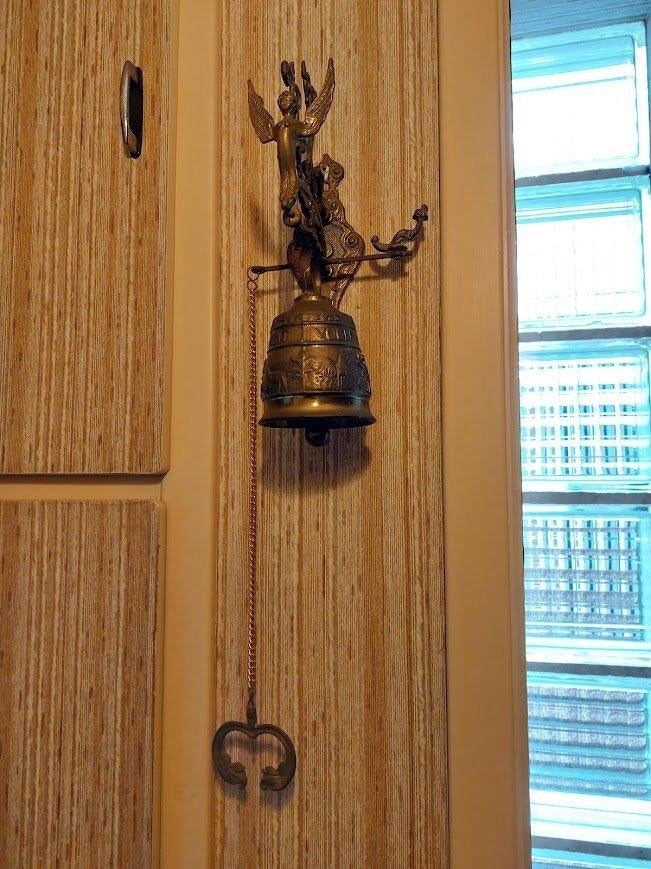 Antieke koperen bel, Antiek en Kunst, Ophalen, Koper