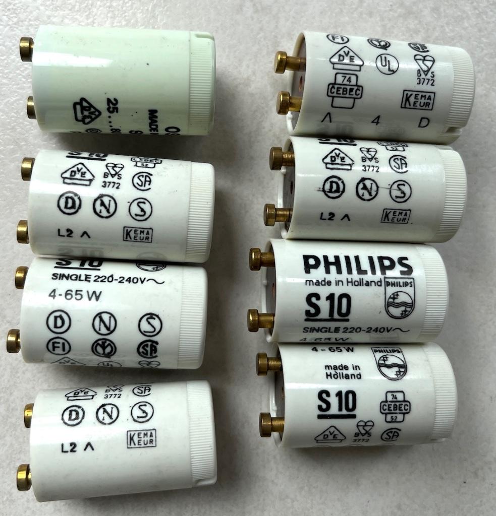 Set nieuwe Starters voor TL lampen, 9 stuks, Ophalen of Verzenden, Nieuw, Overige typen