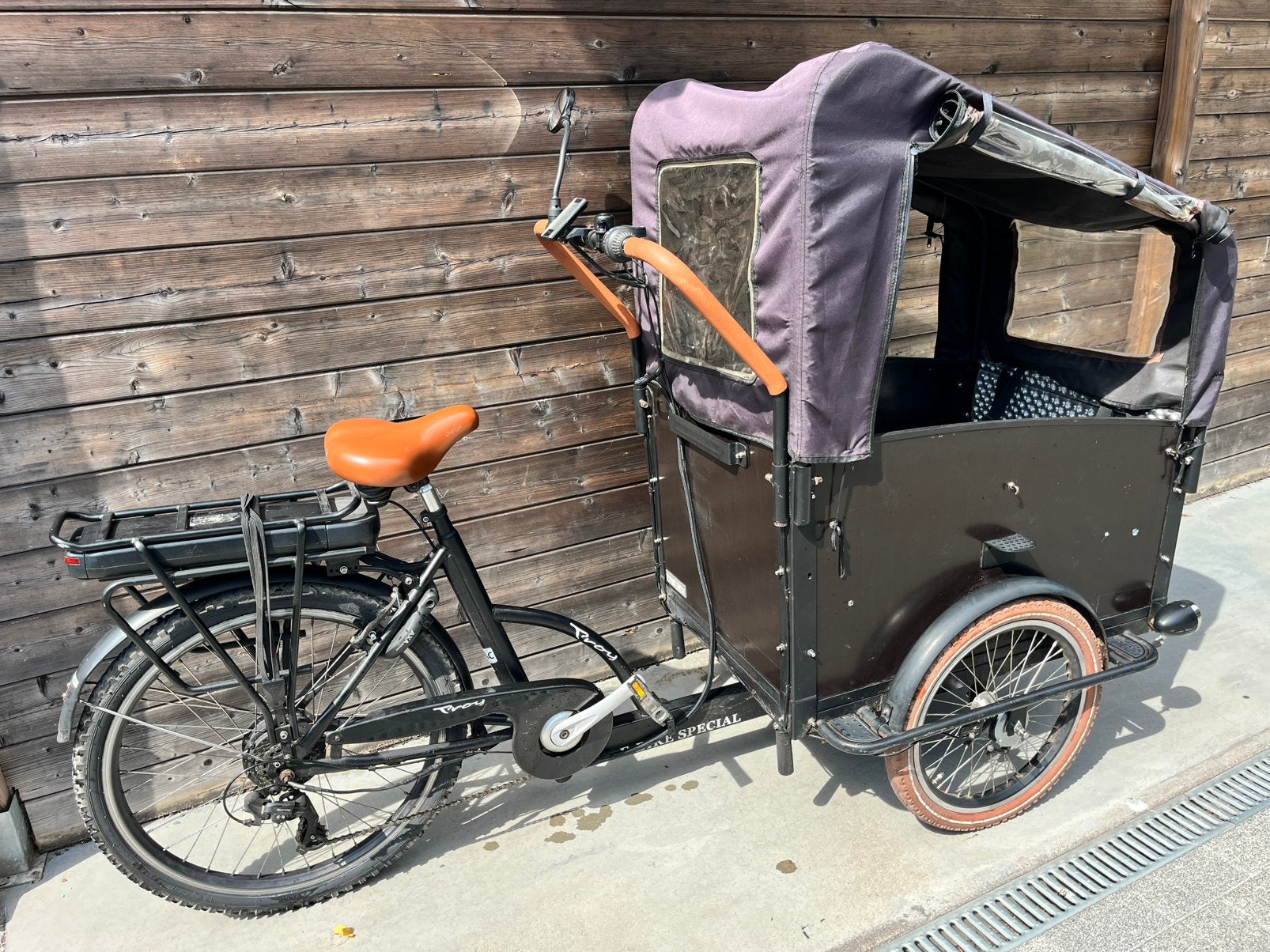 Electrische Vogue Troy bakfiets 8speed /7 versnellingen, Autres marques, Électrique, Enlèvement, Utilisé