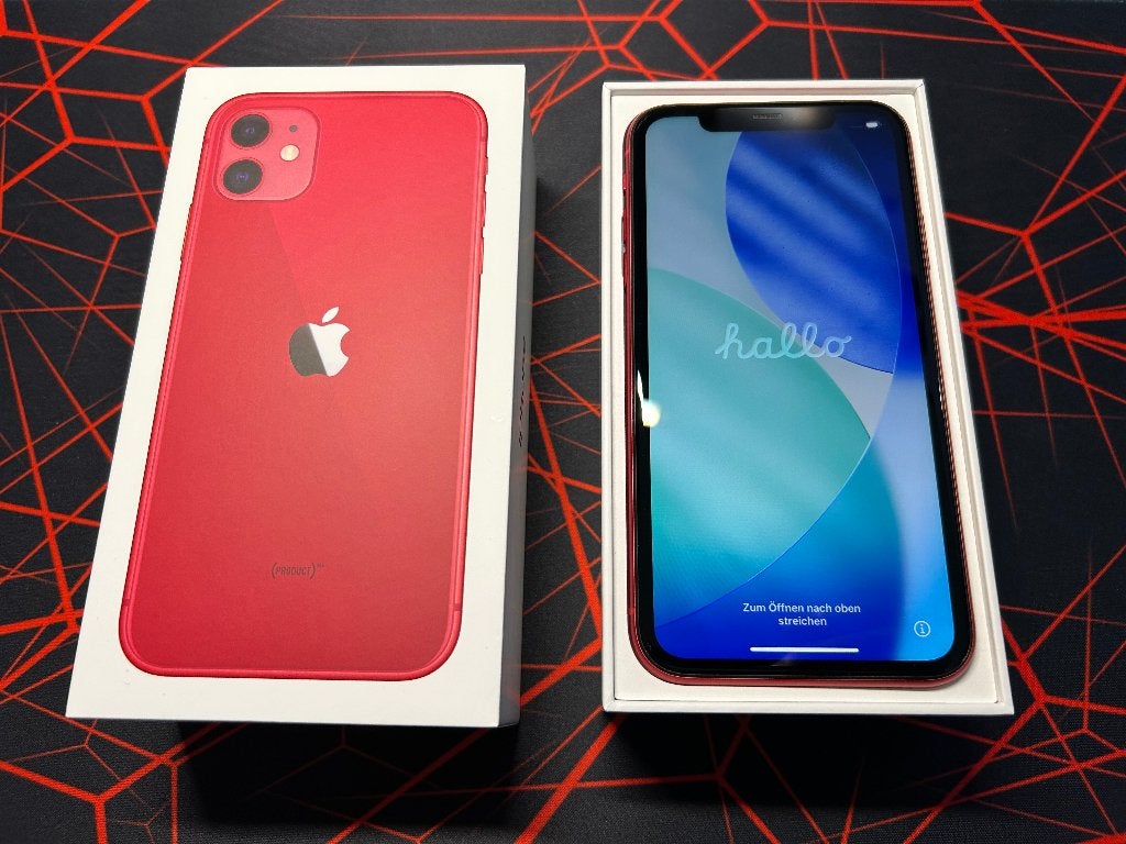 iPhone 11 128gb Product Red compleet in doos (als nieuw), Rouge, 128 GB, Enlèvement ou Envoi, IPhone 11