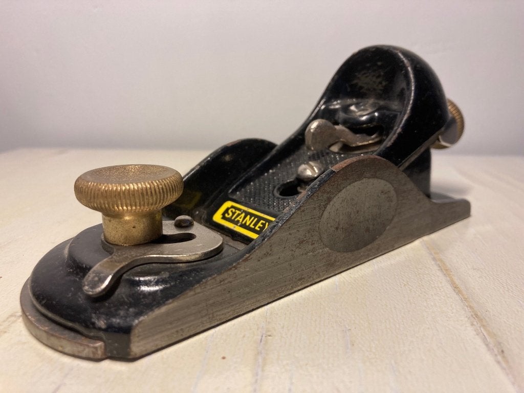 Vintage Stanley G12-020 Blokschaaf - 160 x 40mm, Ophalen of Verzenden