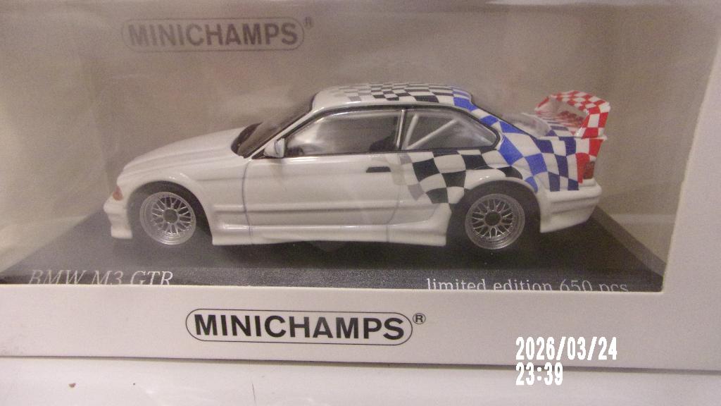 BMW M3 GTR (E36).MINICHAMPS 1/43 NEW SCELLEE (1 sur 650 EX), Ophalen of Verzenden, Nieuw, Auto, MiniChamps