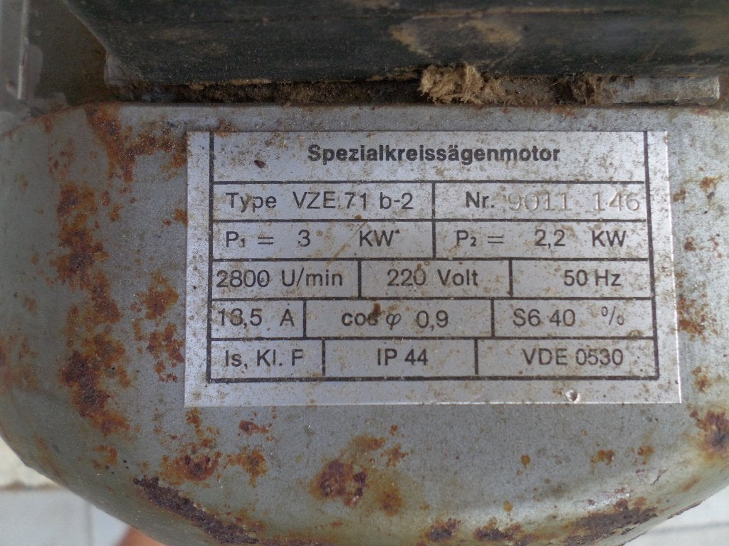 Electrische motor., Ophalen, Gebruikt