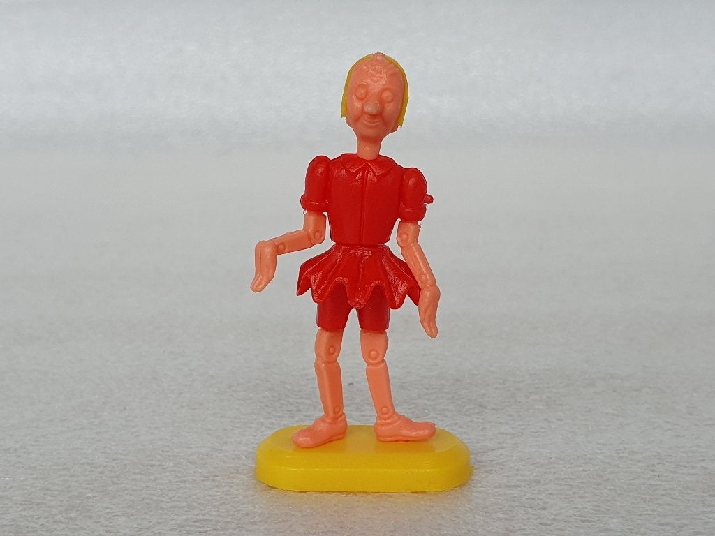Omniplast / Kinder: Pinocchio (1979), Collections, Enlèvement ou Envoi, Peter Pan ou Pinocchio, Utilisé, Statue ou Figurine