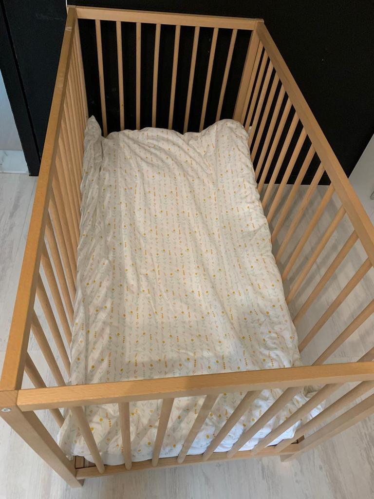 Babybedje, Ophalen, Gebruikt, Minder dan 140 cm, Matras