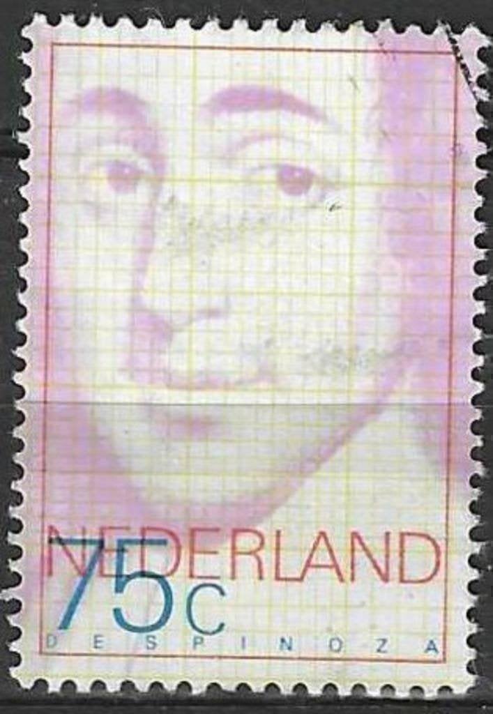 Pays-Bas 1977 - Yvert 1065 - Benedictus de Spinoza (ST), Envoi, Affranchi