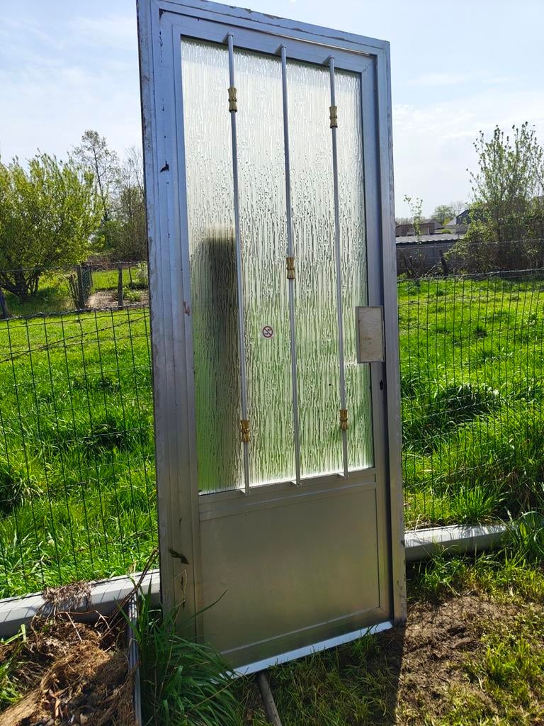 Porte en aluminium vitrée, Bricolage & Construction