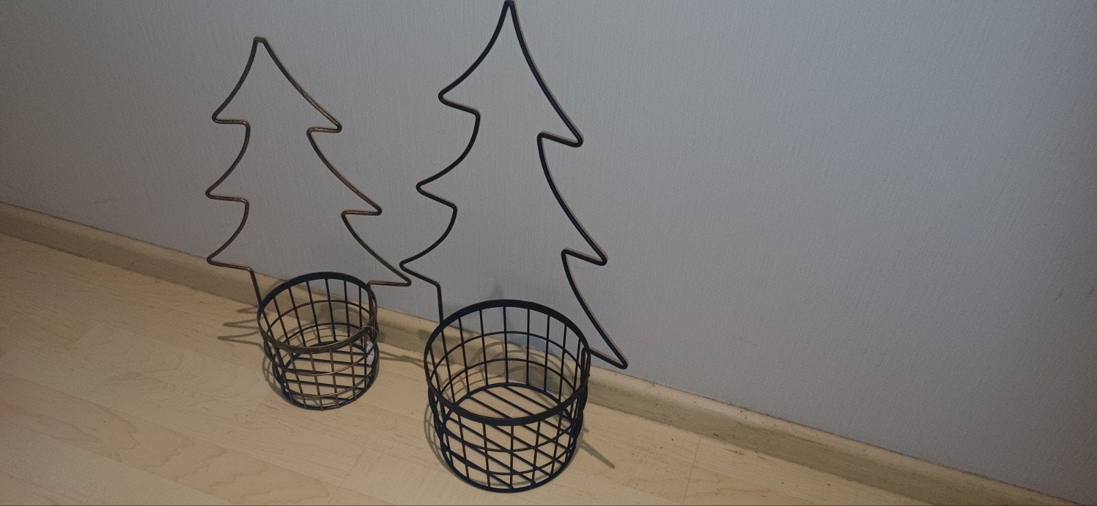 Lot de 2 porte-pots de fleurs en pin, Maison & Meubles, Enlèvement