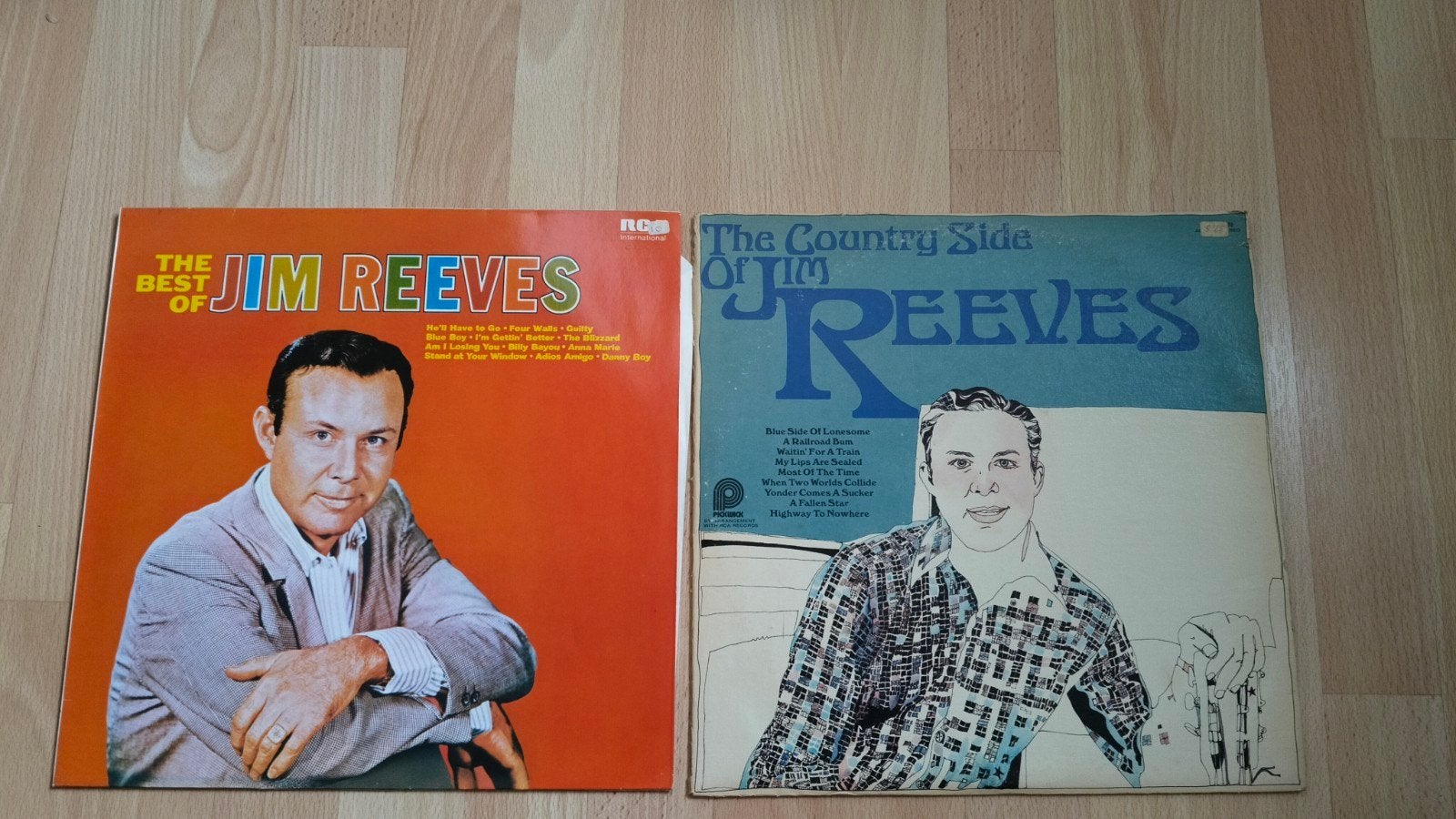 2 LP's Jim reeves, Enlèvement ou Envoi, LP