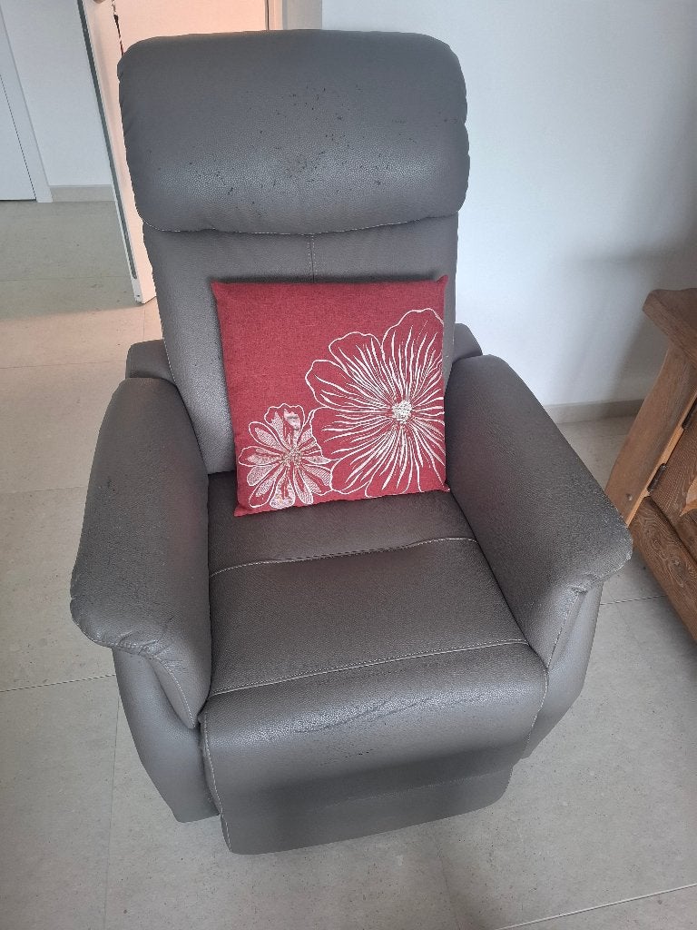 2 Elektrische relax zetels, Huis en Inrichting, Ophalen, Gebruikt, 100 tot 125 cm, Leer