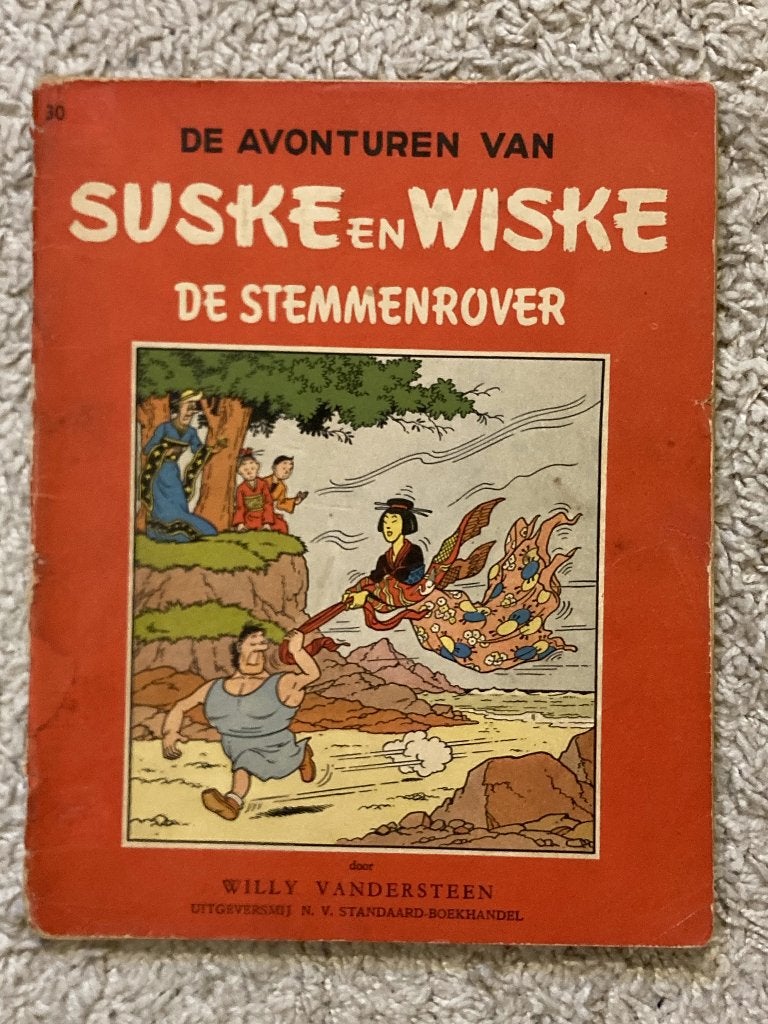 Suske en Wiske - De Stemmenrover - Nr. 30a - 1e druk, 1957, Une BD, Enlèvement ou Envoi, Utilisé