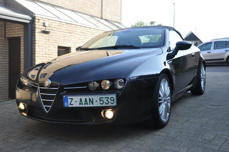 Alfa Romeo 2.2 Spider JTS Ex.2008 Prachtig  0475765752, Auto's, Voorwielaandrijving, Testrit aan huis, Zwart, 4 cilinders