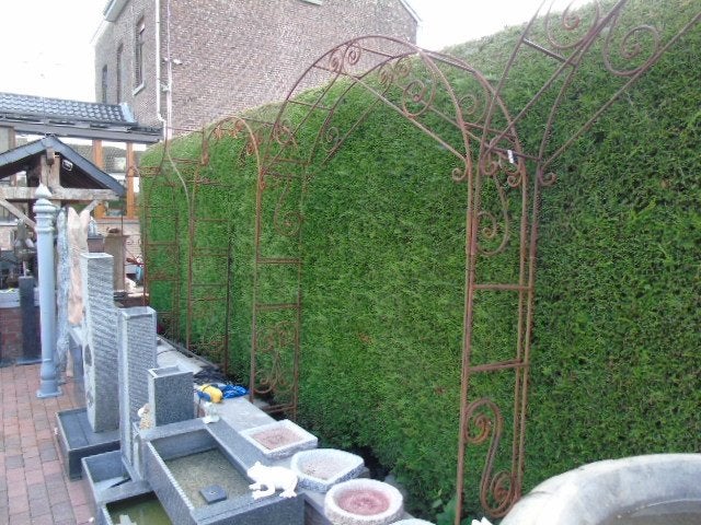 arche , arcade fer forgé barre pleine 1m65cm, Jardin & Terrasse, Accessoires mobilier de jardin, Enlèvement, Neuf