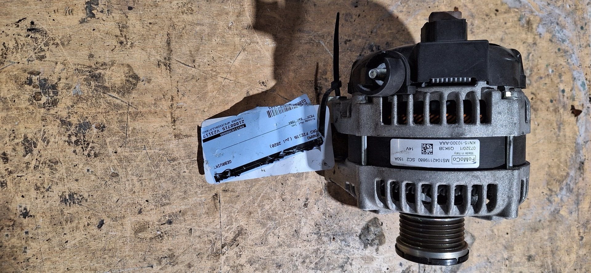 FoMoCo Dynamo Ford Fiesta MK8 Puma 1.0 EcoBoost Hybrid 150A, Gebruikt, -, -, Ophalen of Verzenden