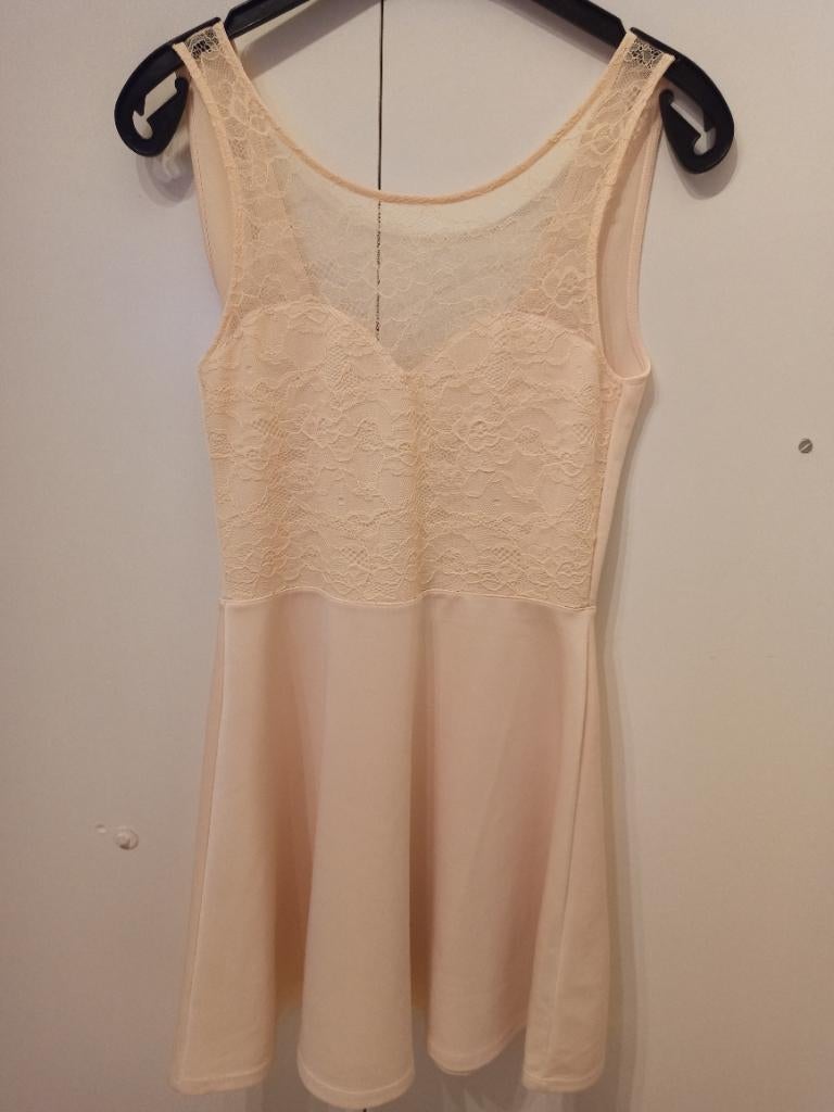 Cremekleurig kleedje, Kleding | Dames, H&M, Overige kleuren, Nieuw, Boven de knie