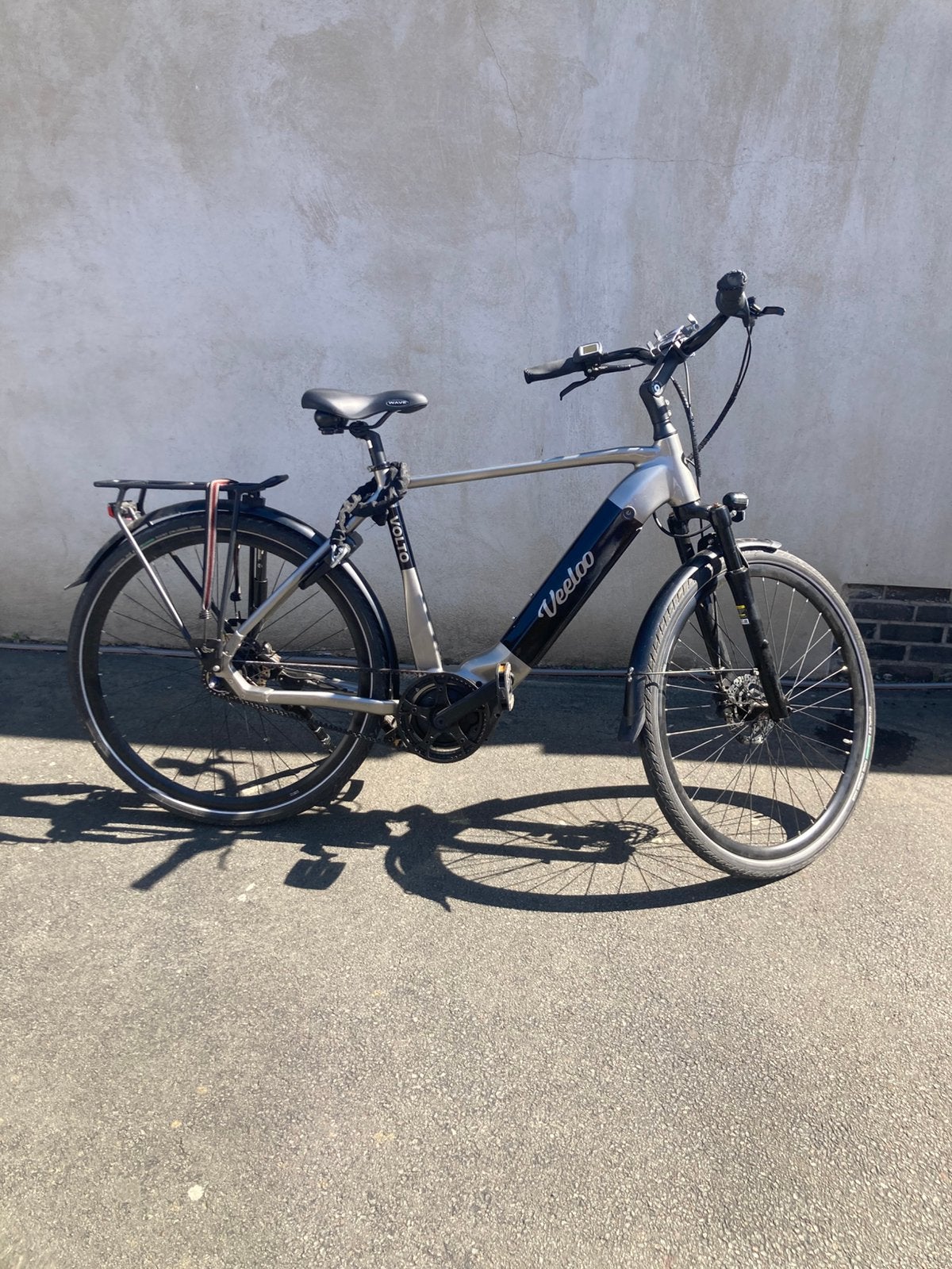 Electrische herenfiets Veeloo, Fietsen en Brommers, Zo goed als nieuw, 50 km per accu of meer, 55 tot 59 cm, Ophalen