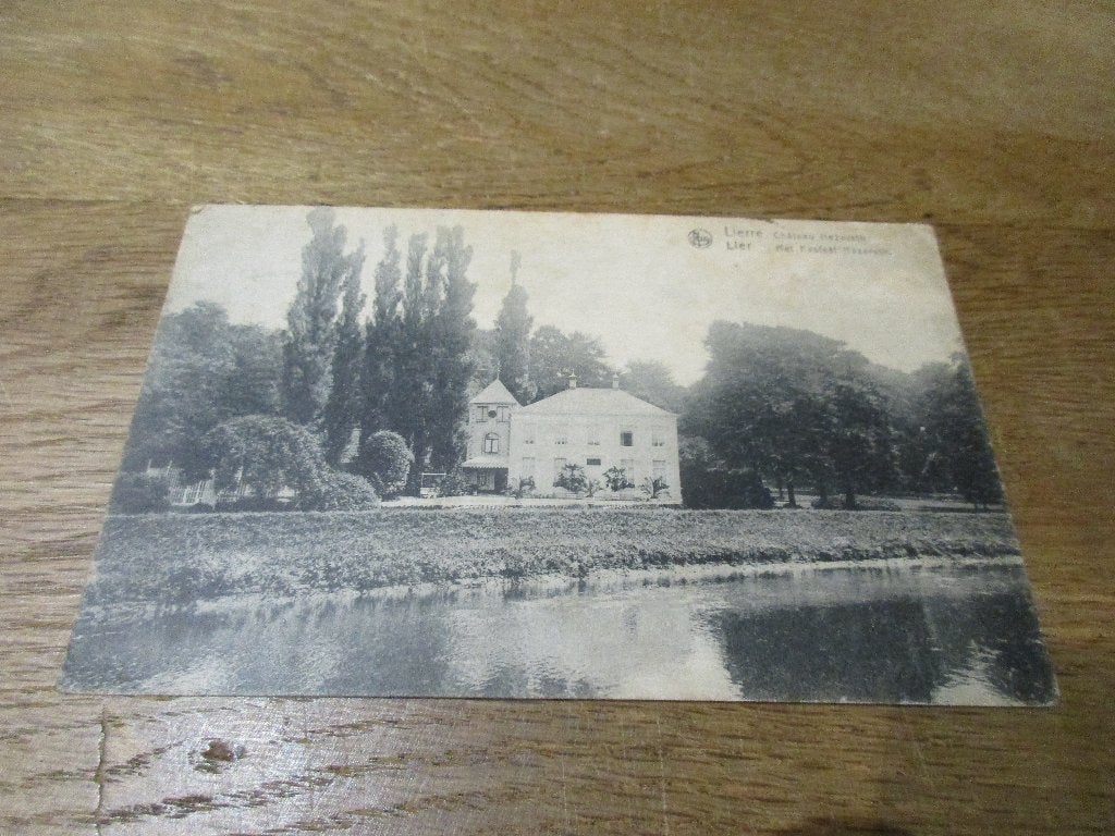 POSTKAART LIER LIERRE KASTEEL CHATEAU NAZARETH 1920, Verzenden, 1920 tot 1940, Gelopen, Antwerpen