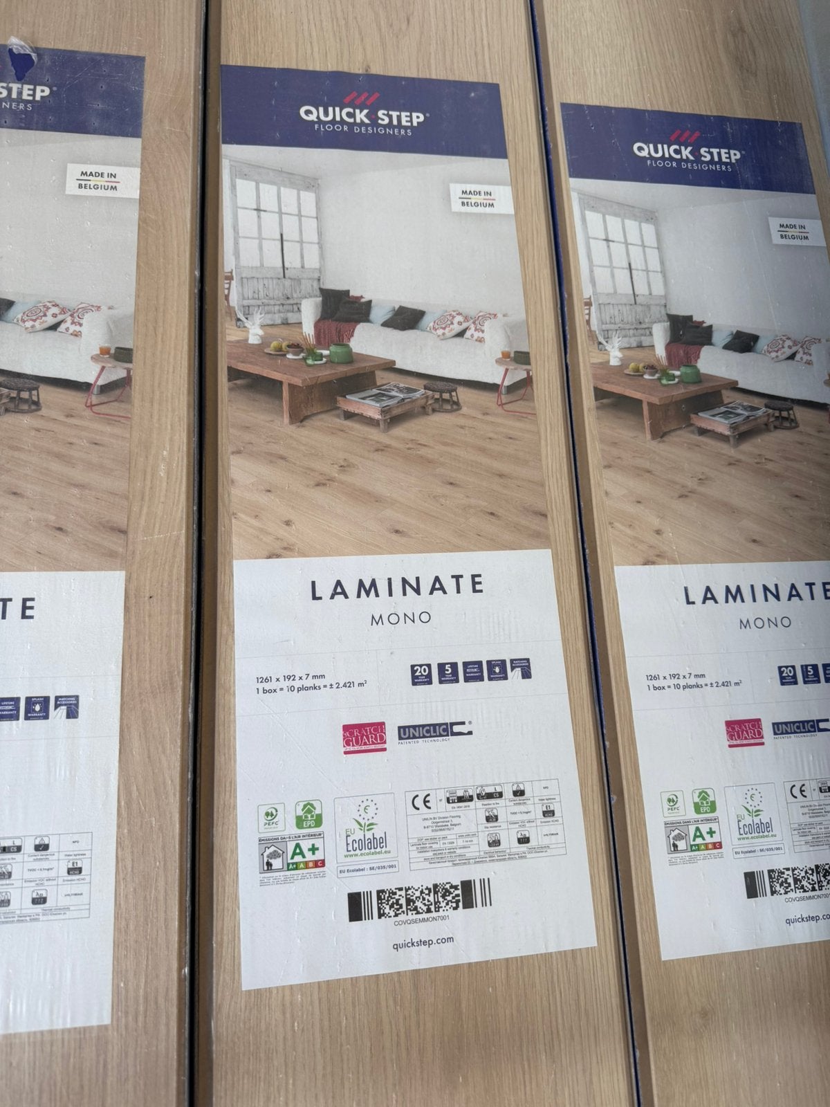 Quick-Step Laminaat Mono Baikal Eik Natuur, Ophalen of Verzenden, Zo goed als nieuw, Laminaat