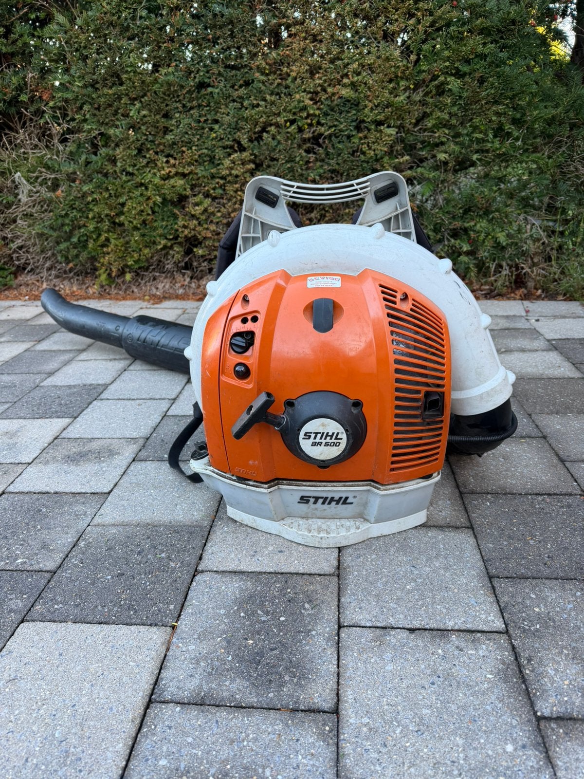 Stihl br 500, Jardin & Terrasse, Enlèvement, Comme neuf, Essence, Porté à dos