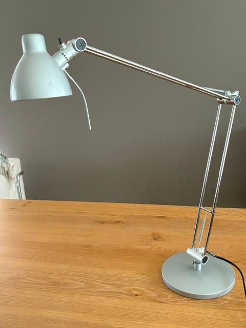 Zilveren IKEA ANTIFONI Bureaulamp / Architectenlamp, Maison & Meubles, Lampes | Autre, Utilisé, Enlèvement