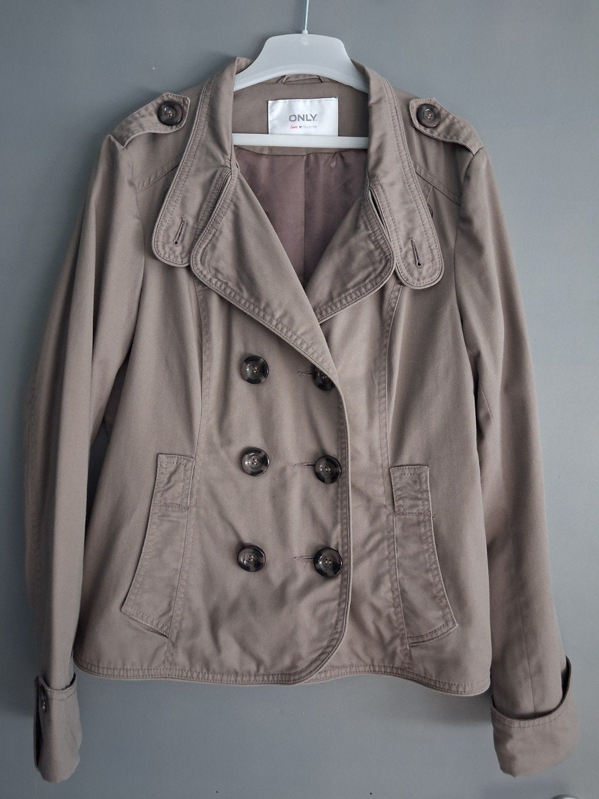 Trench-coat pour femme Jas Only Large beige, Enlèvement, Beige