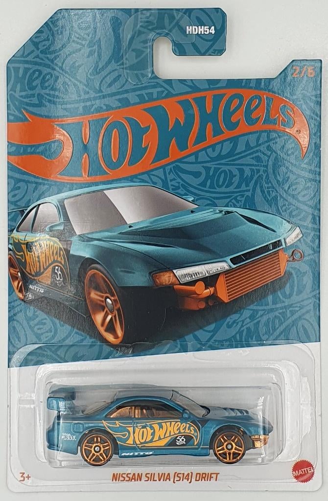 Hot Wheels - 56th Anniversary - Nissan Silvia (S14) Drift, Neuf, 333 Continental Boulevard, El Segundo, CA 90245, United States