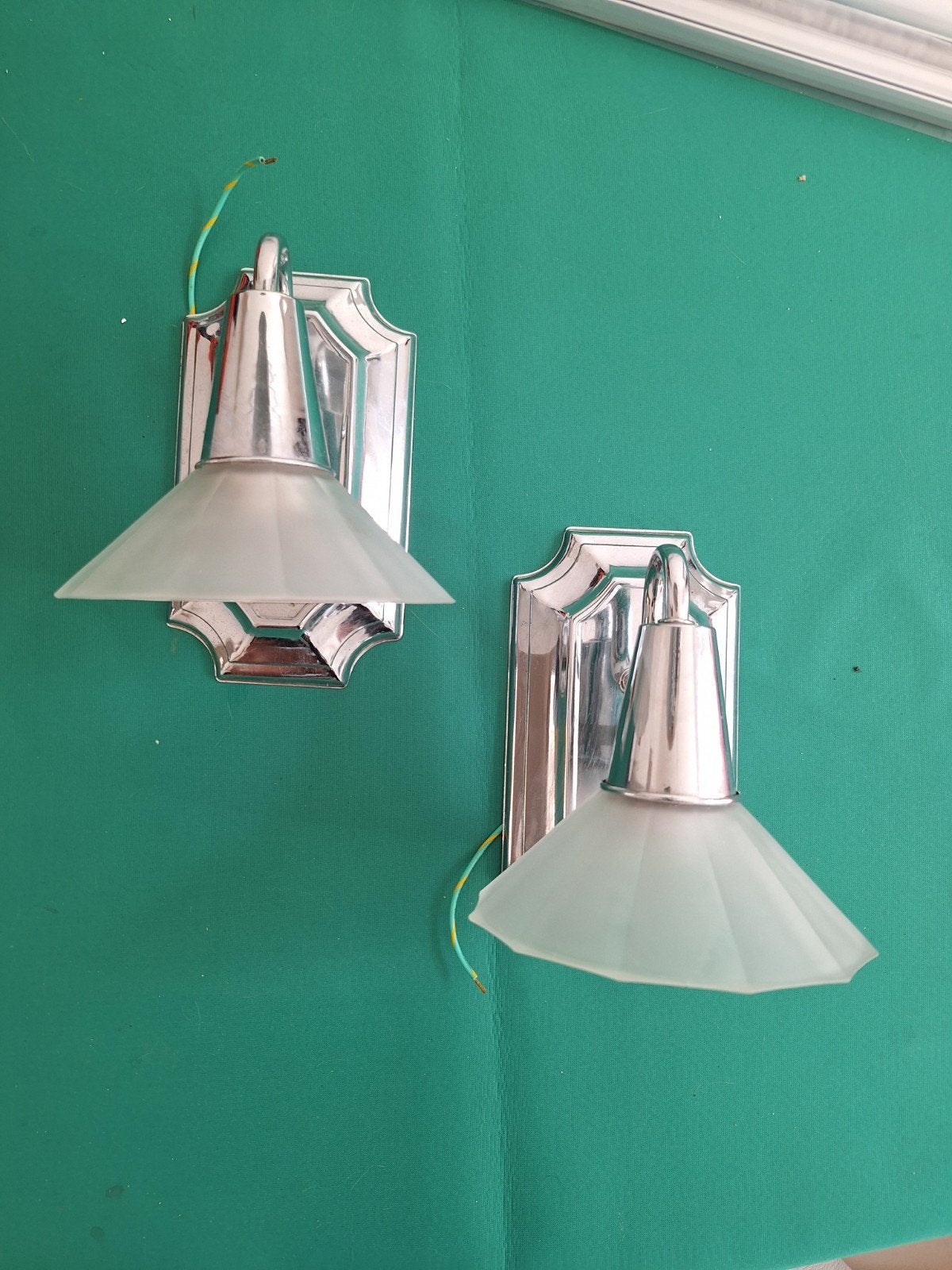 Appliques murales, Maison & Meubles, Lampes | Appliques, Enlèvement ou Envoi, Utilisé, Verre