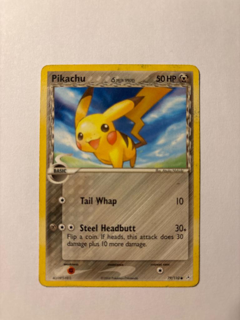 Pocemon Pikachu, Hobby en Vrije tijd, Kaarten | Zelf maken, Ophalen of Verzenden