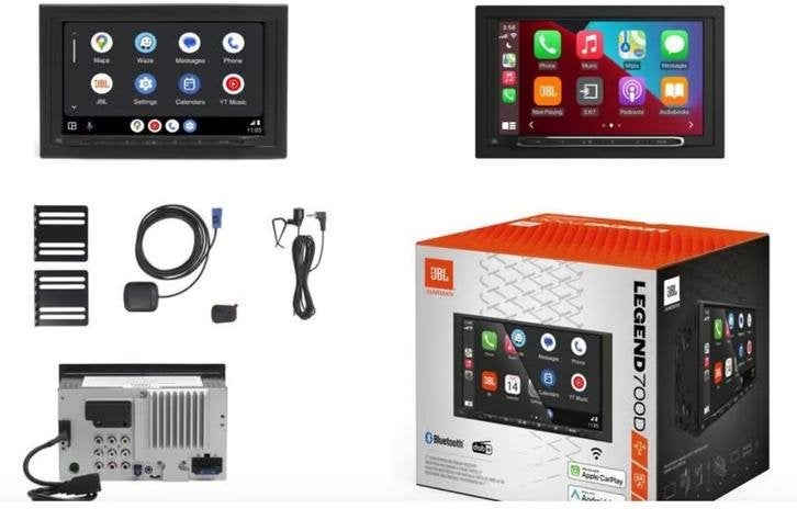 JBL Draadloos Carplay en Android auto navigatiesysteem