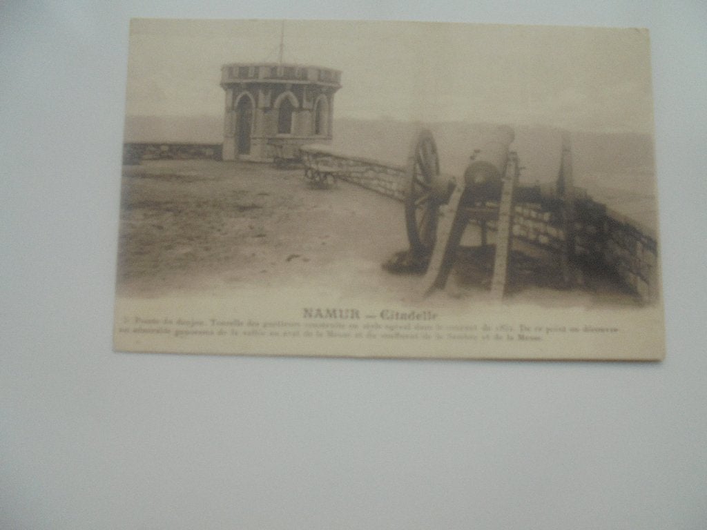 namur -citadelle -kanon, Envoi, 1920 à 1940, Non affranchie, Namur