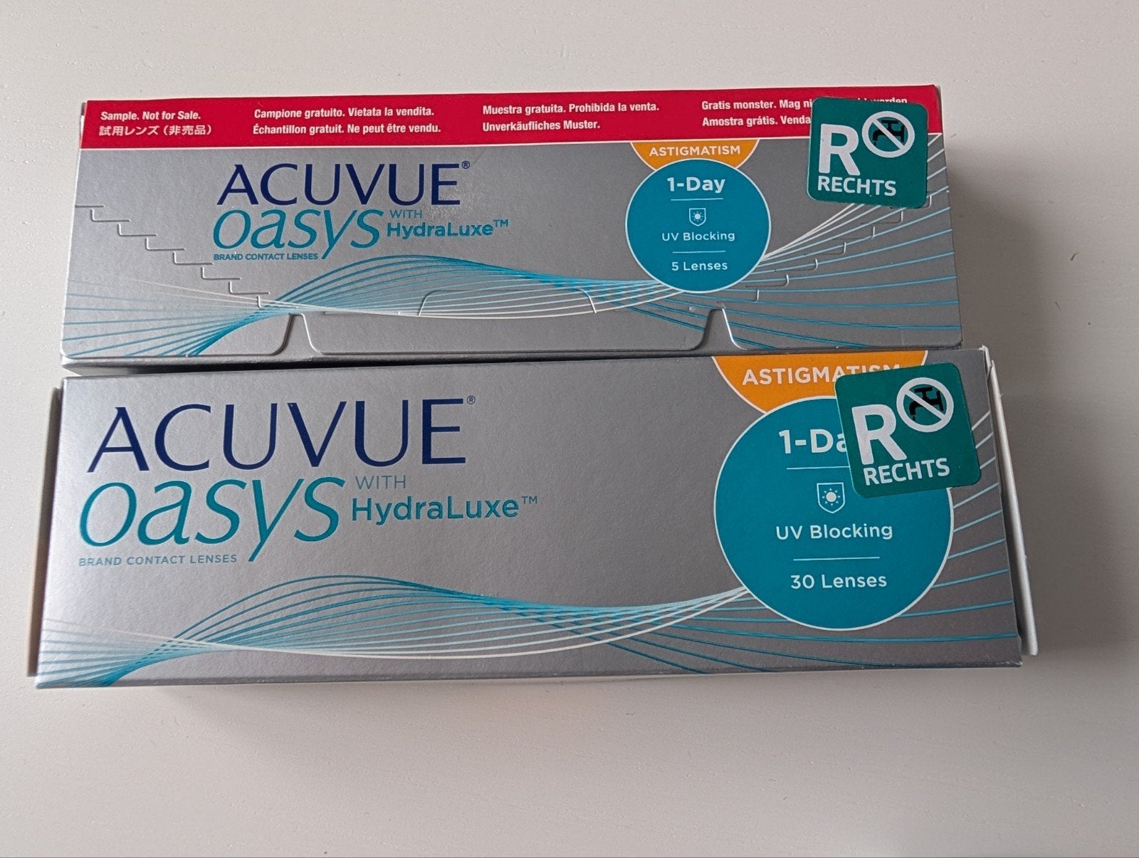 Acuvue Oasys Hydraluxe daglenzen -5,25, Diversen, Verpleegmiddelen, Ophalen of Verzenden