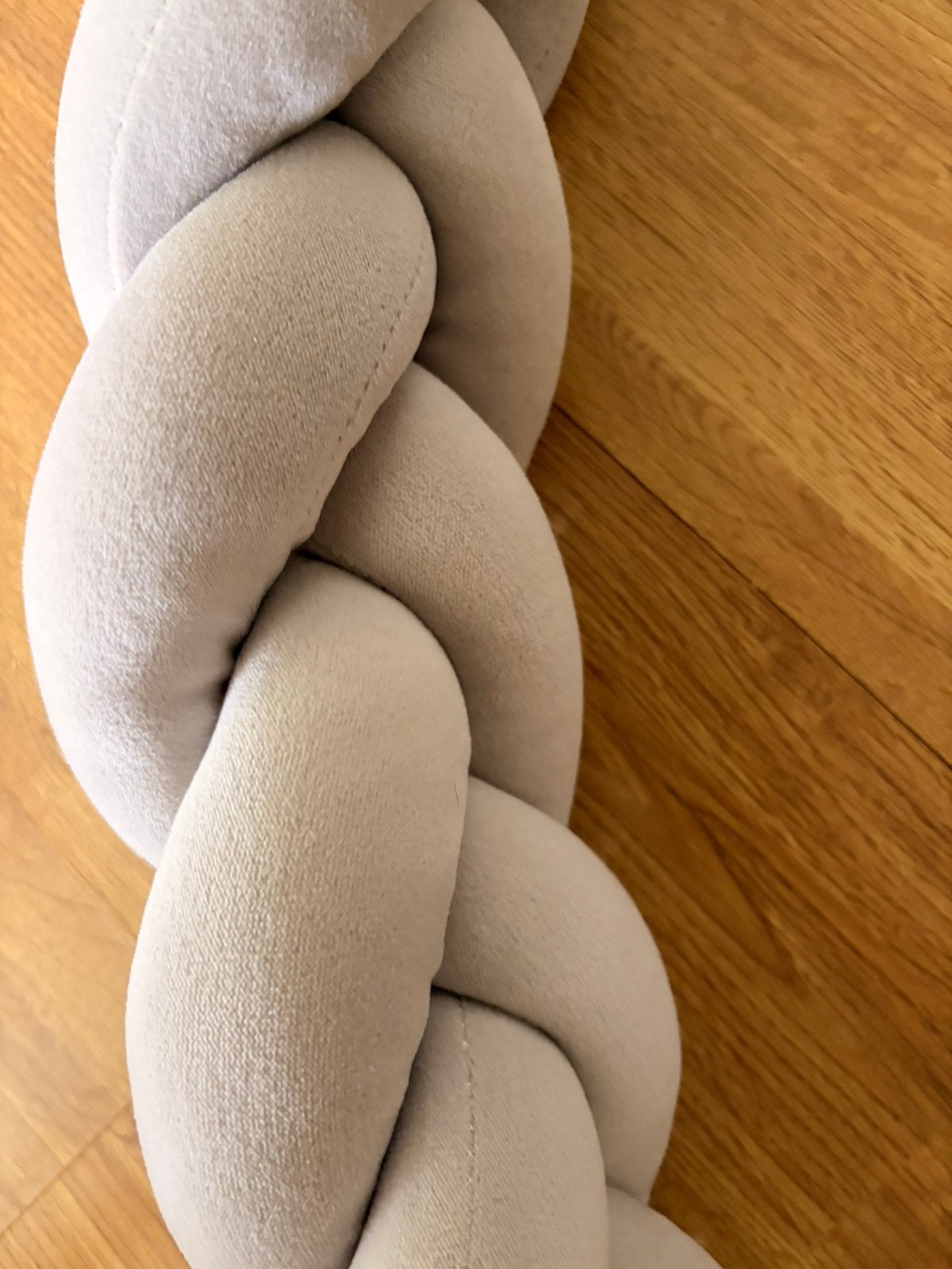 Gevlochten bedbumper baby, Kinderen en Baby's, Ophalen, Zo goed als nieuw