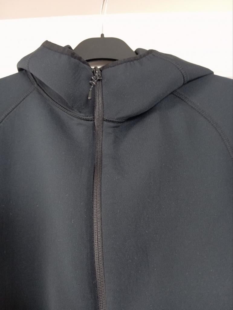 Uniqlo light black hoody as jacket with zipper, size: S, Ophalen of Verzenden