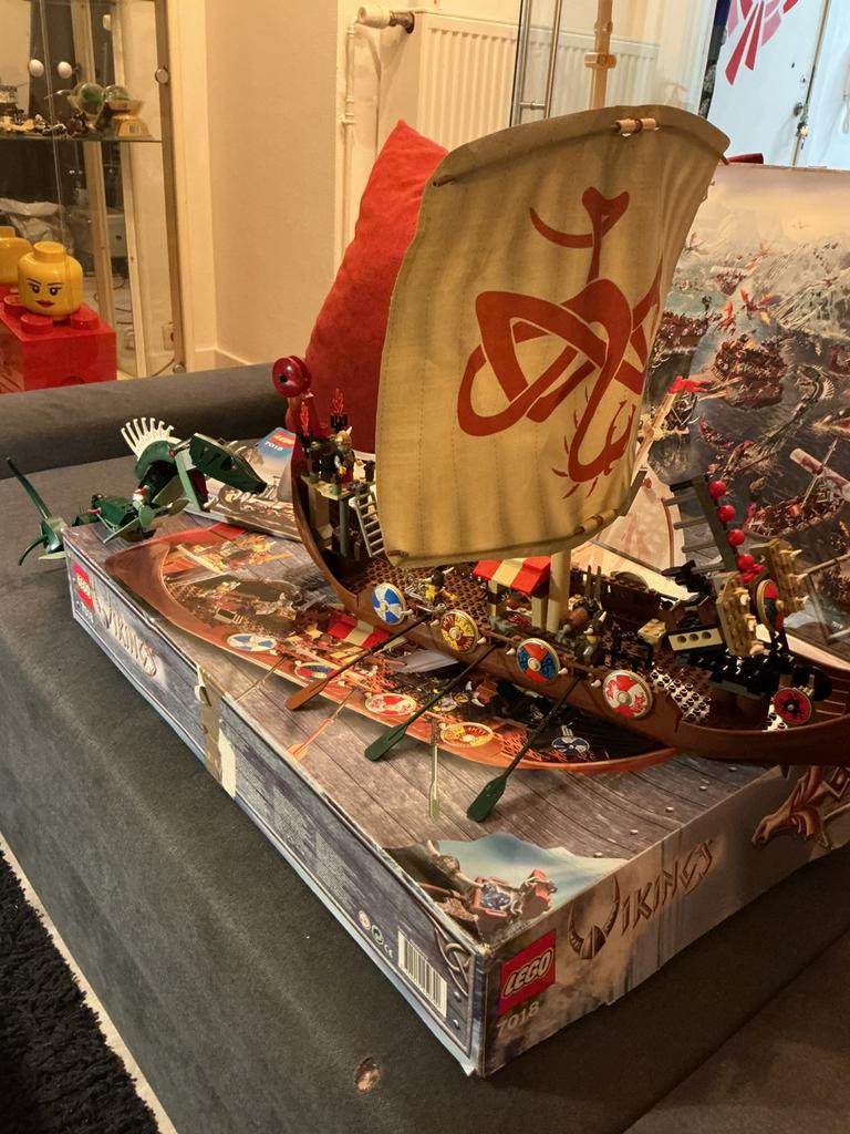 Lego vikings met boekje, Ophalen, Zo goed als nieuw, Complete set, Lego