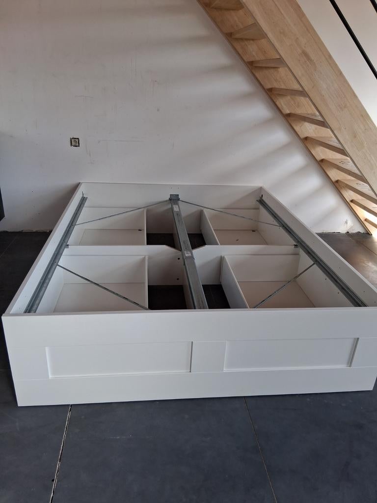 Bed 160cm met schuiven IKEA, Enlèvement