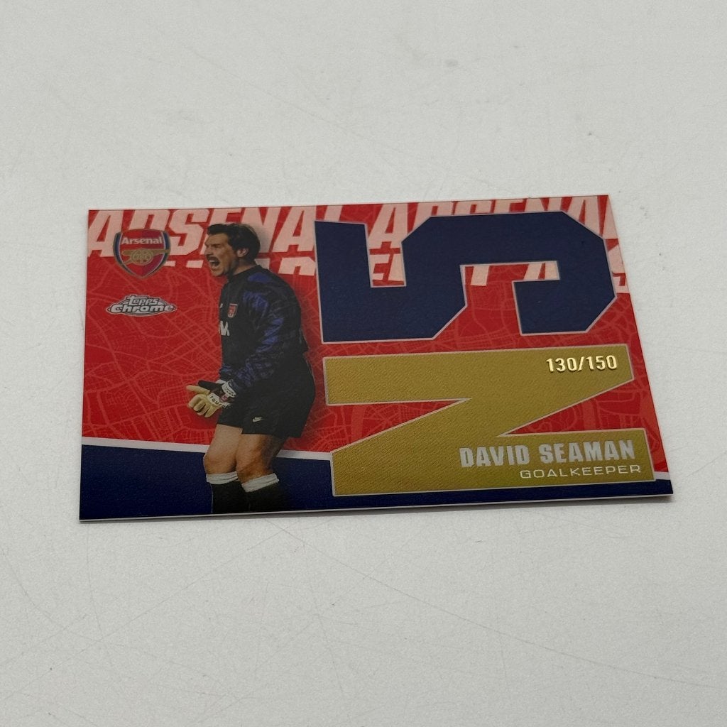 Topps Chrome Arsenal - David Seaman 130/150 Refractor, Ophalen of Verzenden, Zo goed als nieuw, Spelerskaart